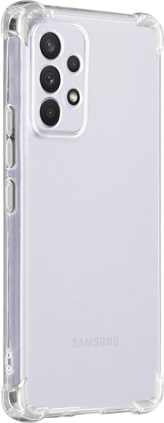 Samsung Galaxy A33 5G Hoesje Anti Shock | ShockProof Silicone Case | Transparant Back Cover