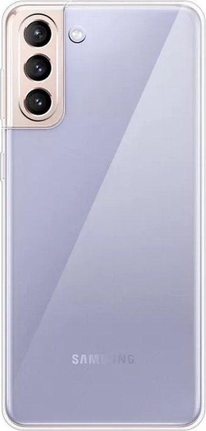 Transparant Hoesje geschikt Voor Samsung Galaxy S21 FE (Fan Edition) - Back Cover Telefoonhoesje
