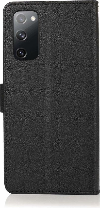 BookCase Hoesje Samsung S20 Plus | Wallet Case | Samsung S20 Plus Hoesje Met Pasjeshouder - Zwart