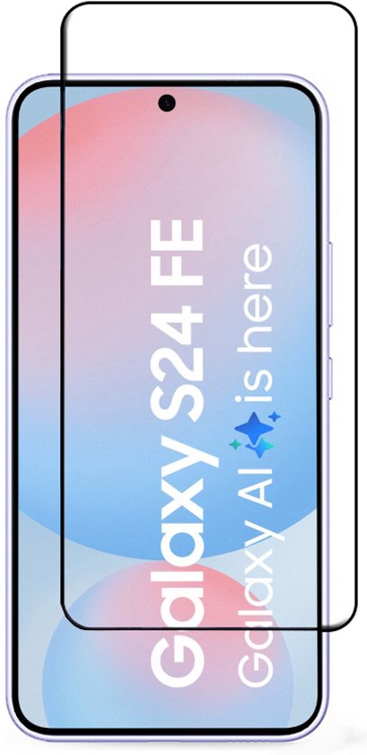 Full Cover Screenprotector Geschikt Voor Samsung S24 FE (Fan Edition) - Volledige Beschermglas - PREMIUM Tempered Glass - 1 stuk