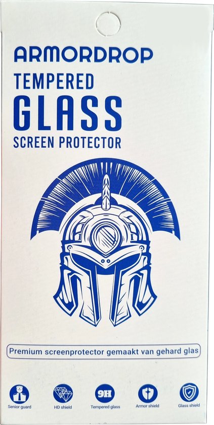 ArmorDrop Full Guard Screenprotector Geschikt Voor iPhone SE 2022 / 8 / 7- Gehard Glas - 2 Stuks
