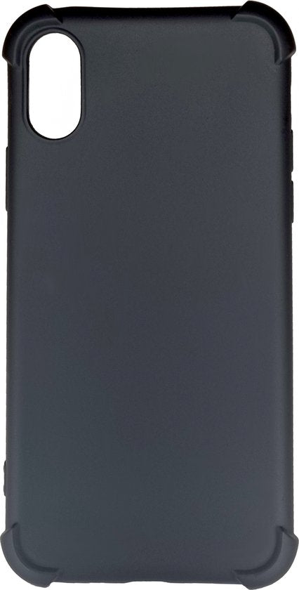 Zwarte Anti Shock Hoesje Geschikt Voor iPhone XS Max - ShockProof Siliconen Hoesje