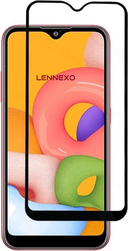 Full Cover Screenprotector Geschikt Voor Samsung Galaxy A12 - Volledige Beschermglas - PREMIUM Tempered Glass - 1 stuk