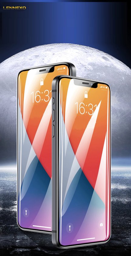Full Cover Screenprotector Geschikt Voor iPhone 11 Pro Max / XS Max - Volledige Beschermglas - PREMIUM Tempered Glass - 1 stuk