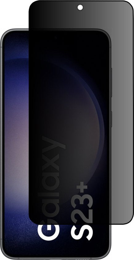 Privacy Screenprotector Geschikt Voor Samsung S23+ (S23 PLUS) - Volledige Beschermglas - PREMIUM Tempered Glass - 1 stuk