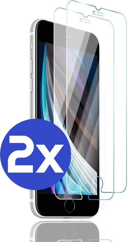 Premium Screenprotector iPhone SE - Bescherming iPhone SE Screenprotector - iPhone SE / 8 / 7 Screenprotector - Gehard Glas - 2 Stuks
