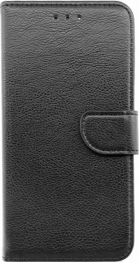 Bookcase Hoesje Geschikt Voor iPhone X/XS Met Pasjes - Wallet Case - Zwart