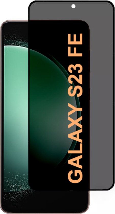 Privacy Screenprotector Geschikt Voor Samsung S23 FE (Fan Edition) - Volledige Beschermglas - PREMIUM Tempered Glass - 1 stuk