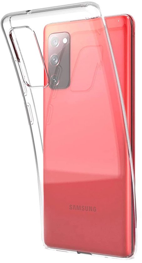Hoesje en Privacy Screenprotector Combi Geschikt Voor Samsung S20 FE (Fan Edition) - Transparant Hoesje + Privacy Glas