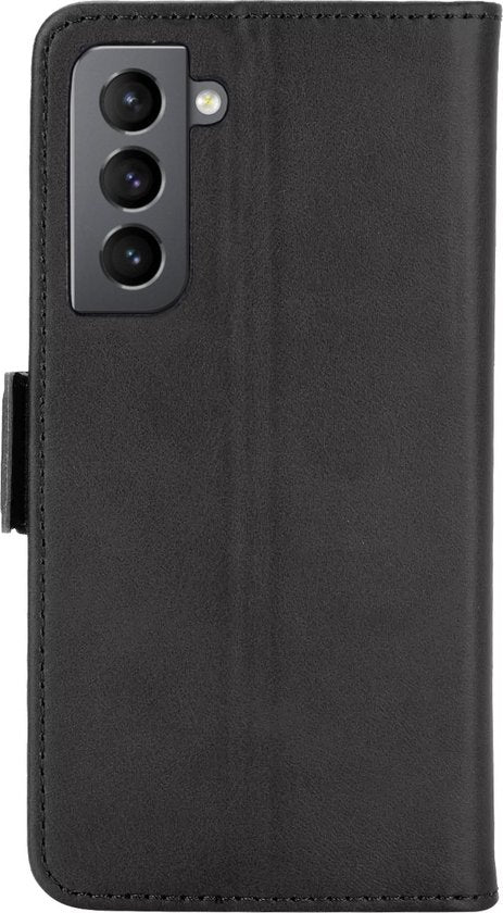 BookCase Hoesje Samsung S21 FE (Fan Edition) | Wallet Case | Samsung S21 FE Hoesje Met Pasjeshouder - Zwart