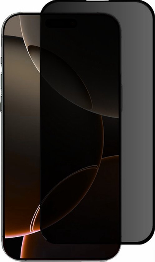 Privacy Screenprotector Geschikt Voor iPhone 16 Pro Max - Volledige Beschermglas - PREMIUM Tempered Glass - 1 stuk