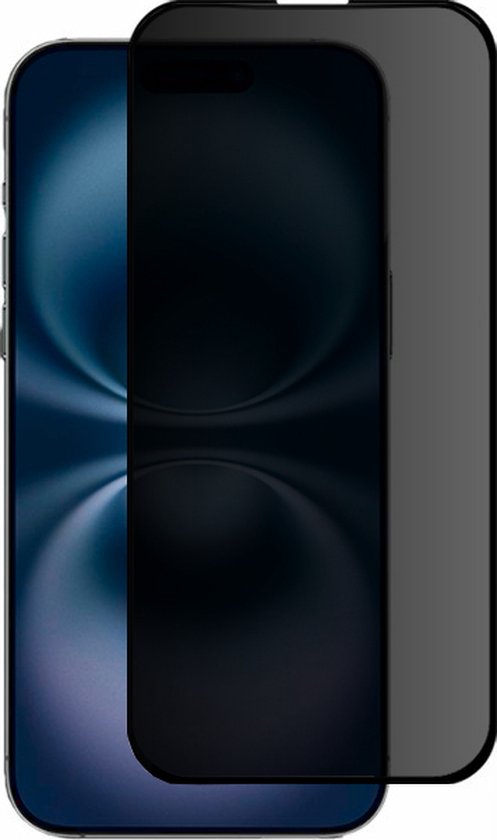 Privacy Screenprotector Geschikt Voor iPhone 16 Plus - Volledige Beschermglas - PREMIUM Tempered Glass - 1 stuk