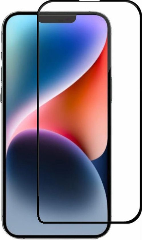 Full Cover Screenprotector Geschikt Voor iPhone 14 - Volledige Beschermglas - PREMIUM Tempered Glass - 1 stuk