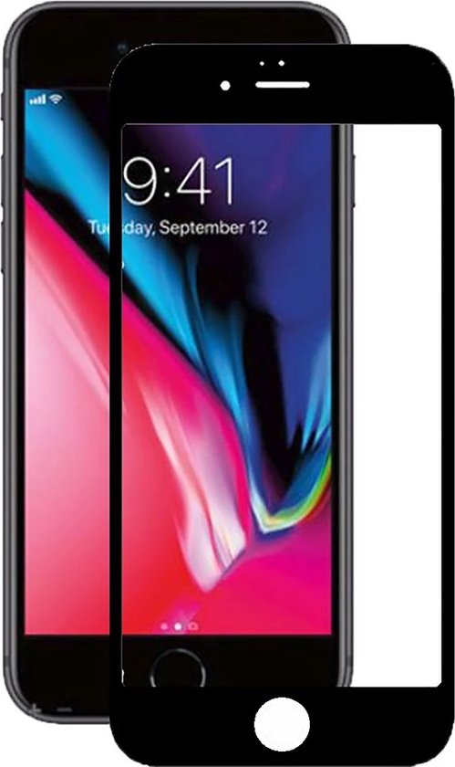 Full Cover Screenprotector Geschikt Voor iPhone 8 Plus / iPhone 7 Plus - Volledige Beschermglas - PREMIUM Tempered Glass - 1 stuk