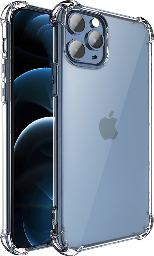 Anti Shock Hoesje Geschikt Voor iPhone 13 Pro Max - ShockProof Silicone Case - Transparant Back Cover