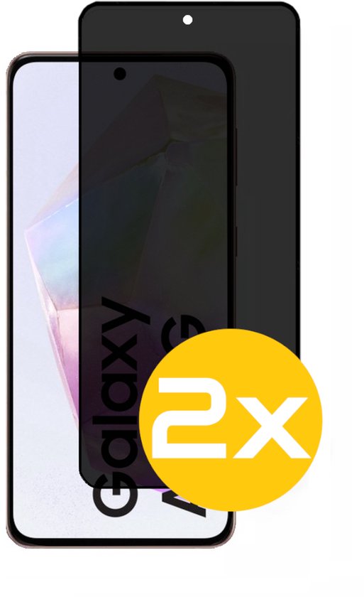 Privacy Screenprotector Geschikt Voor Samsung A35 - Volledige Beschermglas - 2 Stuks