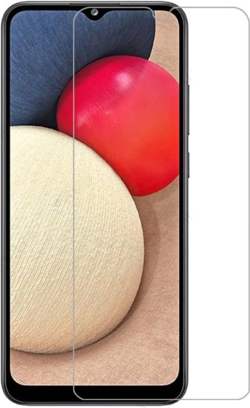 Screenprotector Geschikt Voor Samsung Galaxy A02S - Glasplaat - Tempered Glass - 2 Stuks