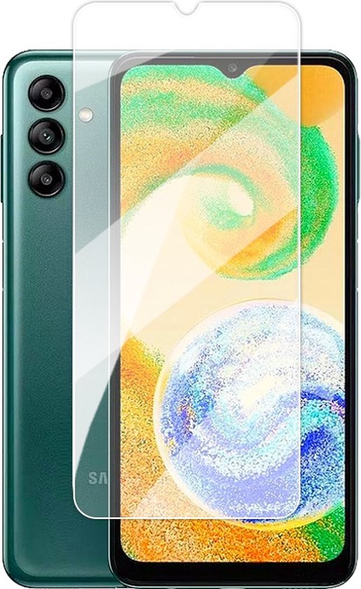 Screenprotector Geschikt Voor Samsung Galaxy A04S - Glasplaat - Tempered Glass - 2 Stuks