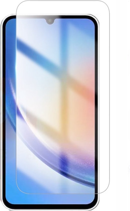 Screenprotector Geschikt Voor Samsung Galaxy A34 - Glasplaat - Tempered Glass - 2 Stuks