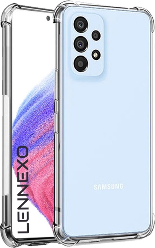 Anti Shock Hoesje Geschikt Voor Samsung Galaxy A52 / A52S - ShockProof Silicone Case - Transparant Back Cover