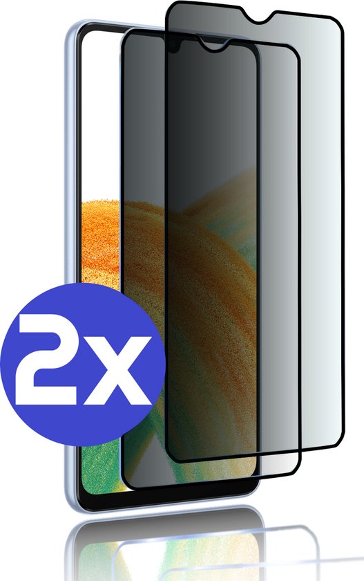 ArmorDrop Privacy Screenprotector Geschikt Voor Samsung A33 - Gehard Glas - 2 Stuks