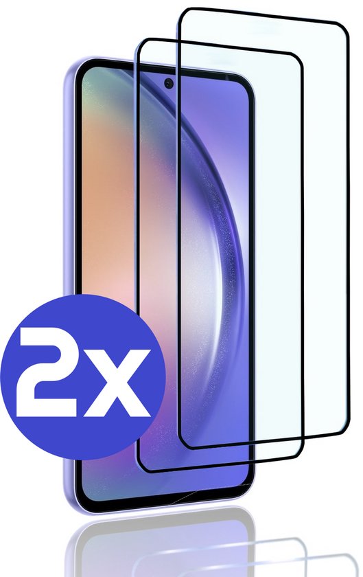 ArmorDrop Full Guard Screenprotector Geschikt Voor Samsung A54 - Gehard Glas - 2 Stuks