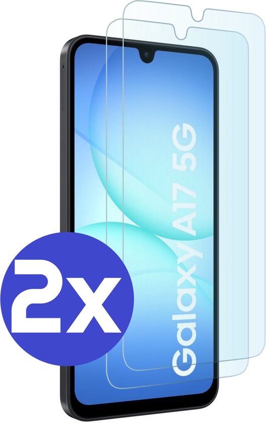 Premium Screenprotector Geschikt Voor Samsung A17 - Gehard Glas - 2 Stuks