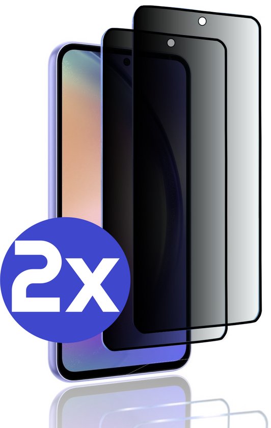 ArmorDrop Privacy Screenprotector Geschikt Voor Samsung A54 - Gehard Glas - 2 Stuks