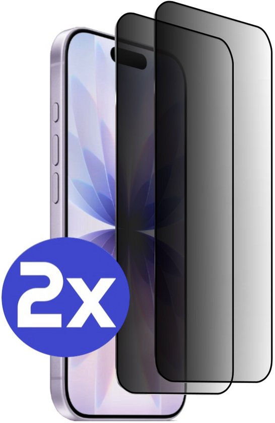 ArmorDrop Privacy Screenprotector Geschikt Voor iPhone 17 - Gehard Glas - 2 Stuks