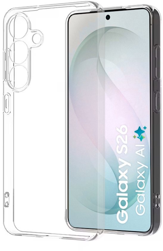 Transparant Hoesje Geschikt Voor Samsung Galaxy S26 - Back Cover Telefoonhoesje