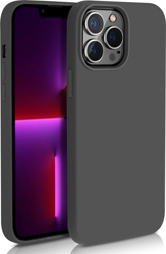 Hoesje en Screenprotector Combi Geschikt Voor iPhone 13 Pro Max - Zwart Hoesje + Premium Screenprotector