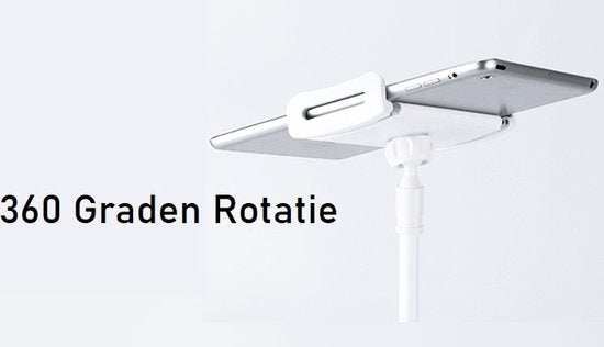 Lennexo Telefoonhouder - Universeel Statief - 360 graden draaibaar - Geschikt voor bureau, Tafel en Bed
