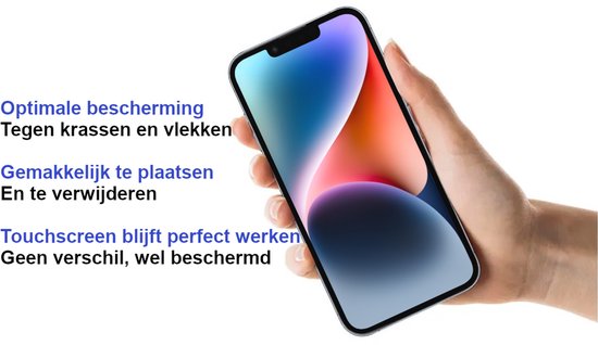 ArmorDrop Full Guard Screenprotector Geschikt Voor iPhone 14 - Gehard Glas - 2 Stuks