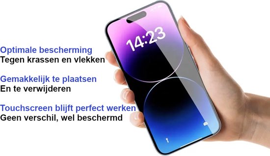 ArmorDrop Transparant Hoesje Inclusief 2x Screenprotector Geschikt Voor iPhone 14 Pro