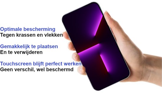 ArmorDrop Full Guard Screenprotector Geschikt Voor iPhone 13 Pro Max - Gehard Glas - 2 Stuks