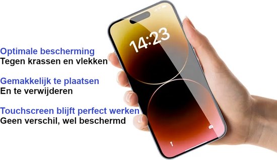 ArmorDrop Transparant Hoesje Inclusief 2x Screenprotector Geschikt Voor iPhone 14 Pro Max