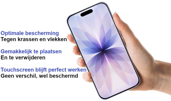Premium Screenprotector Geschikt Voor iPhone 17 - Gehard Glas - 2 Stuks