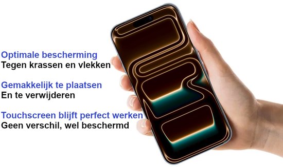 Premium Screenprotector Geschikt Voor iPhone 17 Pro Max - Gehard Glas - 2 Stuks