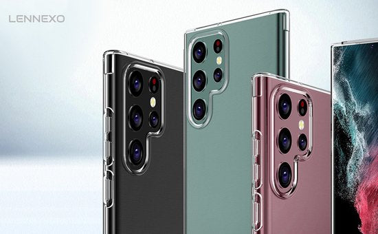 Transparant Hoesje Geschikt Voor Samsung Galaxy S22 Ultra - Back Cover Telefoonhoesje