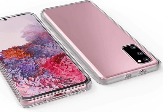 Samsung Galaxy S20 Hoesje | 2 in 1 Siliconen Hoesje 360° Bescherming | TPU Hoesje en Screenprotector Samsung Galaxy S20 in 1