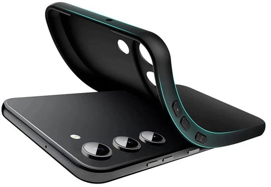 Zwart Hoesje Geschikt Voor Samsung Galaxy S26 FE (Fan Edition) - Zwarte Siliconen hoesje - TPU Back Cover Hoes - Zwart