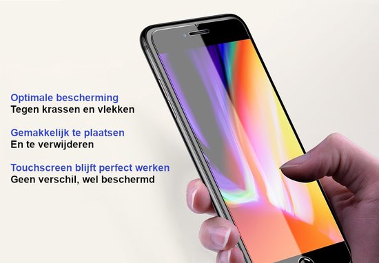 Premium Screenprotector iPhone SE - Bescherming iPhone SE Screenprotector - iPhone SE / 8 / 7 Screenprotector - Gehard Glas - 2 Stuks