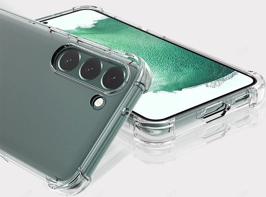 Anti Shock Hoesje Geschikt Voor Samsung Galaxy S23 - ShockProof Silicone Case - Transparant Back Cover Hoesje