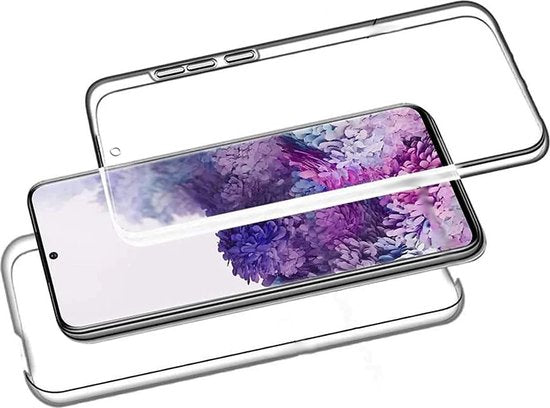 360° Hoesje Geschikt Voor Samsung Galaxy S21 FE Hoesje en Screenprotector