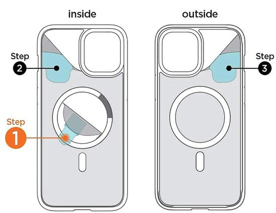 Lennexo Hoesje Geschikt Voor iPhone DUO met Magneet Ring - Siliconen Hoesje Voor Draadloos Opladen en Geschikt voor Magsafe