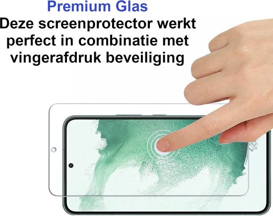 Premium Screenprotector Geschikt Voor Samsung S22 - Gehard Glas - 2 Stuks