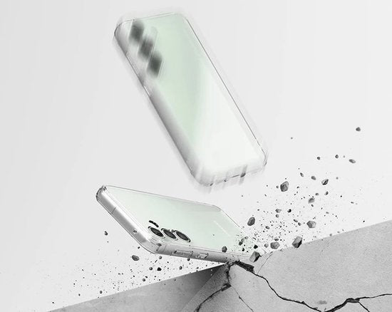 Hoesje en Screenprotector Combi Geschikt Voor Samsung Galaxy S23 - Transparant Hoesje + 2x Screenprotector