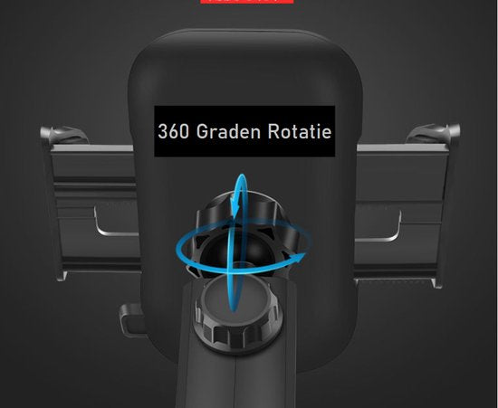 Lennexo Telefoonhouders Auto Met Zuignap | Universele Autohouder | GSM Houder Auto | Telefoonhouder Auto met Uitrekbaar en 360 Rotatie Functie