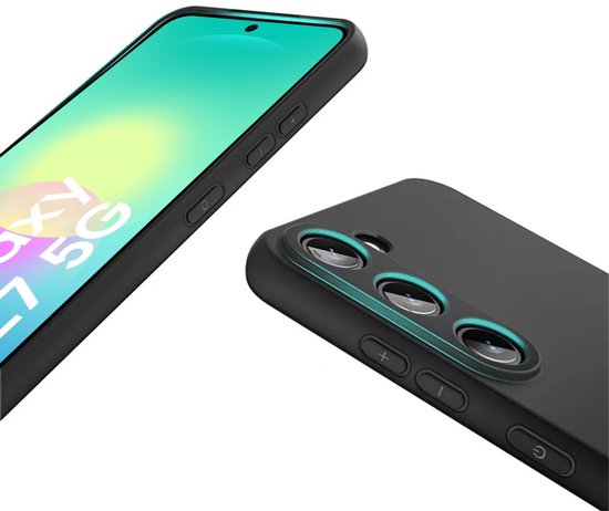 Zwart Hoesje Geschikt Voor Samsung Galaxy A27 - Zwarte Siliconen hoesje - TPU Back Cover Hoes - Zwart