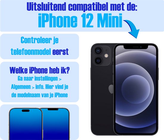 Screenprotector geschikt voor iPhone 12 Mini - Gehard Glas - Tempered Glass Armor Screen Cover - 4 Stuks